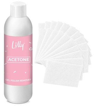 LILLY ACETON KOSMETYCZNY ZAPACHOWY 500 ML + WACIKI