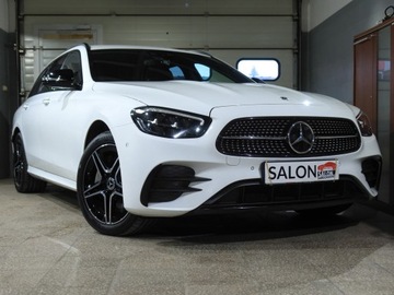 Mercedes Klasa E W213 2022 Mercedes E300de 306ps 4m 2xAMG Burmester Pamięć Hak ACC Keyles Blis Virtual, zdjęcie 1