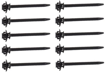 UNIWERSALNE TRYTKI OPASKI ZACISKOWE CZARNE SPINKI