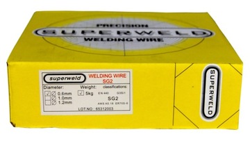 СВАРОЧНАЯ ПРОВОЛОКА 0,6 5КГ MIG MAG MIGOMAT SUPERWELD