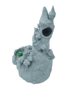 Башня для игры в кости в горном поселении - Башня для игры в кости Светло-серый