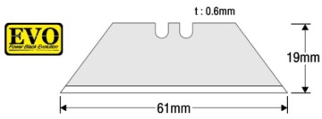Нож-трапеция KDS SA-14 Safety Metal Pro