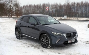 Mazda CX-3 Crossover 1.5 SKY-D 105KM 2015 Mazda CX-3 1.5D 105KM AWD 4x4 LED Automat Skora Kamera Oryginalne szyby