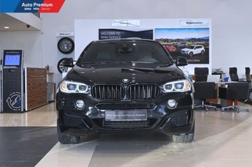 BMW X6 F16 Crossover xDrive 40d 313KM 2016 BMW X6 xDrive40dPakiet Sportowy MNaglosnienie HarmanKardonCyfrowe Zegary, zdjęcie 1