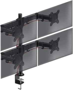 Duronic DM254 Uchwyt czterech monitorów 4 ekrany
