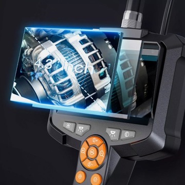 ЭНДОСКОП ДЛЯ ПРОВЕРКИ МАСТЕРСКОЙ 5M FULL HD ЖК-камера IPS для ТРУБ ДВИГАТЕЛЯ