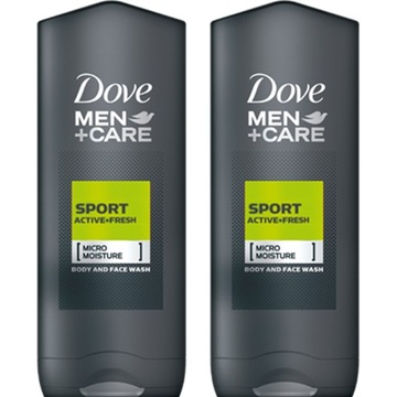 Dove Men Żel Prysznic Sport Active Fresh 2x400ml