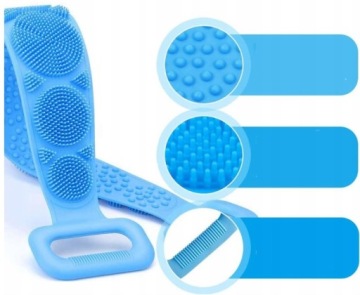МАССАЖЕР, ШАЙБА ДЛЯ СПИНЫ, СИЛИКОНОВАЯ ЩЕТКА