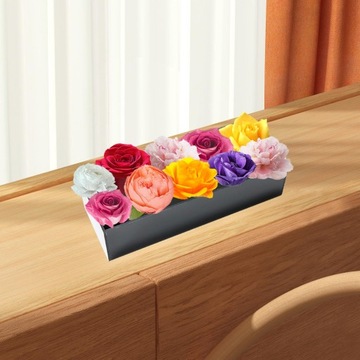 Акриловая ваза Акриловая прямоугольная ваза для цветов