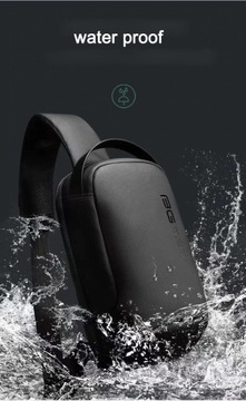 Городской рюкзак BANGE на одно плечо, USB-ОРГАНИЗАТОР