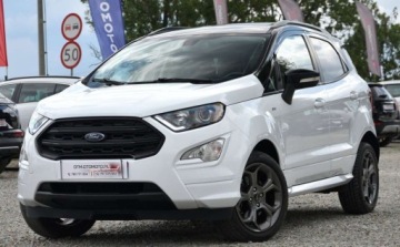 Ford Ecosport II SUV Facelifting 1.0 EcoBoost 125KM 2019 Ford EcoSport ST-line Idealny LED skora ALCANTARA navi. Benzyna 125KM, zdjęcie 3