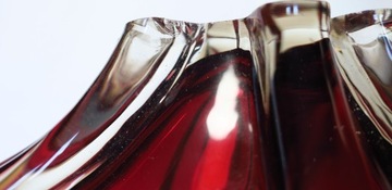 БОЛЬШАЯ ТАРЕЛКА МУРАНО 62 СМ! РОЗОВАЯ ИТАЛИЯ 2,96 КГ