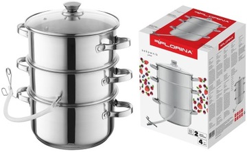 MAS24 SOKOWNIK STALOWY FLORINA 5 L. INOX INDUKCJA