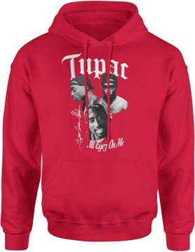 2PAC BLUZA MĘSKA TUPAC HIP HOP RAP Z KAPTUREM M DRESOWA NADRUK Z NADRUKIEM
