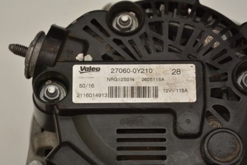 ALTERNÁTOR TOYOTA CHR 1.2 TURBO 27060-0Y210