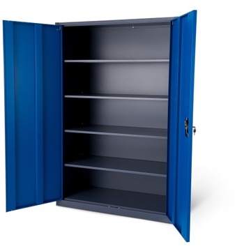 Широкий металлический офисный шкаф для документов, шкаф-мастерская для гаража для папок.