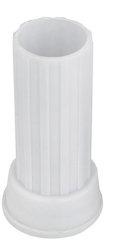 DRĄŻEK NA UBRANIA ROZSUWANY KARNISZ 110-200CM ŚR. 20mm BIAŁY