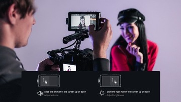 Монитор VILTROX DC-550 PRO 4K HDMI 3D LUT для предварительного просмотра + чехол для батареи HDMI