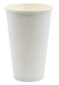 Kubki papierowe eko jednorazowe białe 300ml 0% plastiku - 50szt