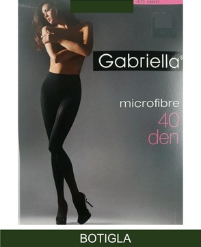 GABRIELLA Rajstopy microfibre 40 DEN BOTIGLA / 4-L