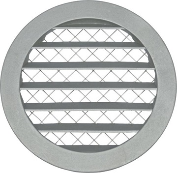 ВПУСКНАЯ РЕШЕТКА С СЕТКОЙ USAV ELC DIA. ЛИТЬЕ АЛЮМИНИЯ 100 мм