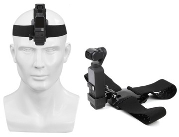Крепление на шлем с повязкой на голову для спортивных камер GoPro Hero DJI SJCAM