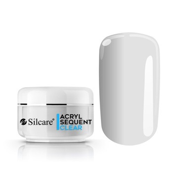 Silcare Akryl Proszek Akrylowy do paznokci manicure Sequent ECOProClear 36g