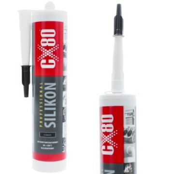 CX80 PROFESSIONAL SILICONE SEALS BLACK 310ml