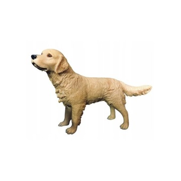 DUŻY PIES GUMOWY GOLDEN GUMOWA FIGURKA 23cm