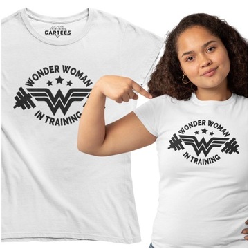 KOSZULKA DLA NIEJ SIŁOWNIA GYM WONDER WOMAN ONA