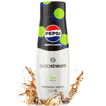 Syrop SodaStream Pepsi Max Limonka bez cukru koncentrat do saturatora 440ml