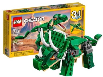 LEGO CREATOR 31058 POTĘŻNE DINOZAURY 3w1