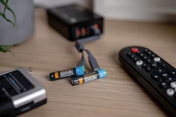 2x аккумулятора AAA со встроенным USB-C Newell 500mAh