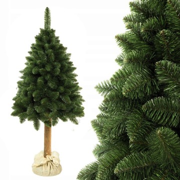 CHOINKA SZTUCZNA SOSNA NATURALNA NA PNIU 190 CM