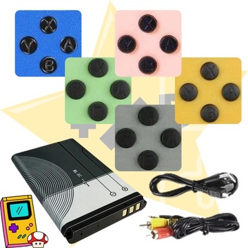 Портативная консоль MINI GameBox Plus 500 в 1 разных цветов MARIO BROS TANK