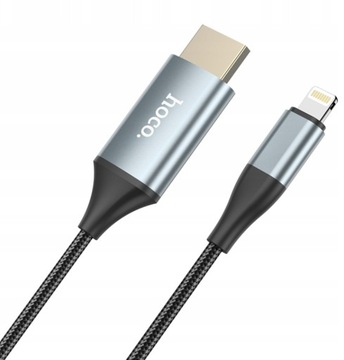 HOCO Adapter - UA15 lightning na HDMI srebrny