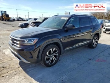 Volkswagen 2021 Volkswagen Atlas 2021, 3.6L, 4x4, SEL PREMIUM, po gradobiciu 3.6 Benzyna