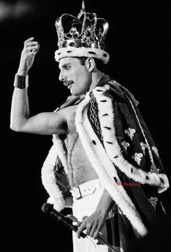 Plakat na płótnie Freddie Mecury portret Live Aid