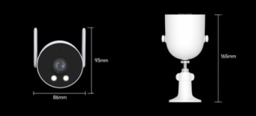 IMILAB OUTDOOR EC3 Lite 3MP IP66 Wi-Fi камера