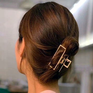 ЗОЛОТОЙ ЗАЖИМ ДЛЯ ВОЛОС Прямоугольный STRONG JAW