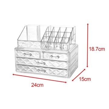 Настольные органайзеры с выдвижными ящиками.Подставка для хранения косметики.