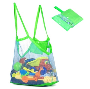 Aptel torba plażowa syntetyk zielony