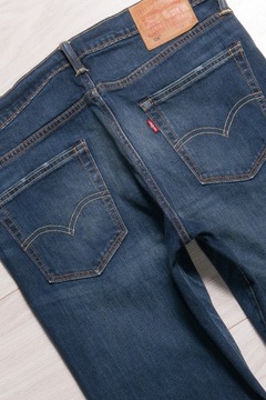 LEVIS 504 SPODNIE JEANSY 34/34