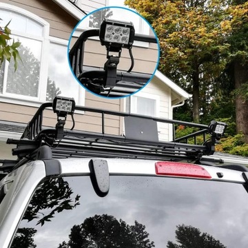 1 КОМПЛЕКТ АВТОМОБИЛЬНЫХ ФАР МОТОЦИКЛ КРОНШТЕЙН