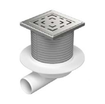 Kratka ściekowa DN50 STAL NIERDZEWNA 12,5x12,5