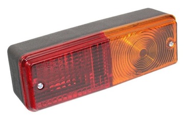 LAMPA TYLNA ZESPOLONA UNIWERSALNA Z PRZEWODEM+ŻARÓWKI DO PRZYCZEP CIĄGNIK