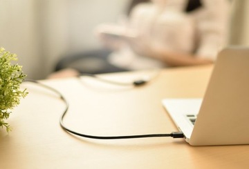 Кабель Ugreen USB (гнездо) - USB (штекер) кабель-переходник 1м, черный