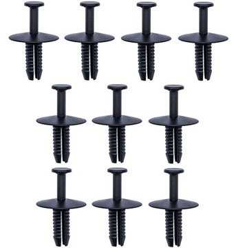 10X SPINKI WCISKI KOŁKI NADKOLA ZDERZAKA BMW OPEL 51118174185, 1400806