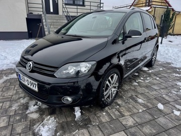 Volkswagen Golf Plus II 2010 Volkswagen Golf Plus Volkswagen Golf VI Plus 1.4 Benzyna Czarny Sprowadzon