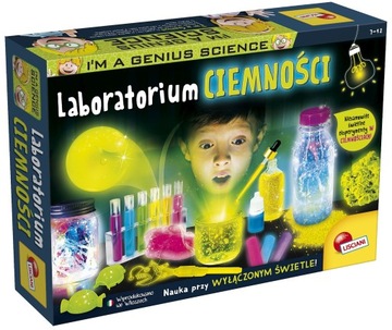 LABORATORIUM CIEMNOŚC MAŁY GENIUSZ NAUKA LISCIANI